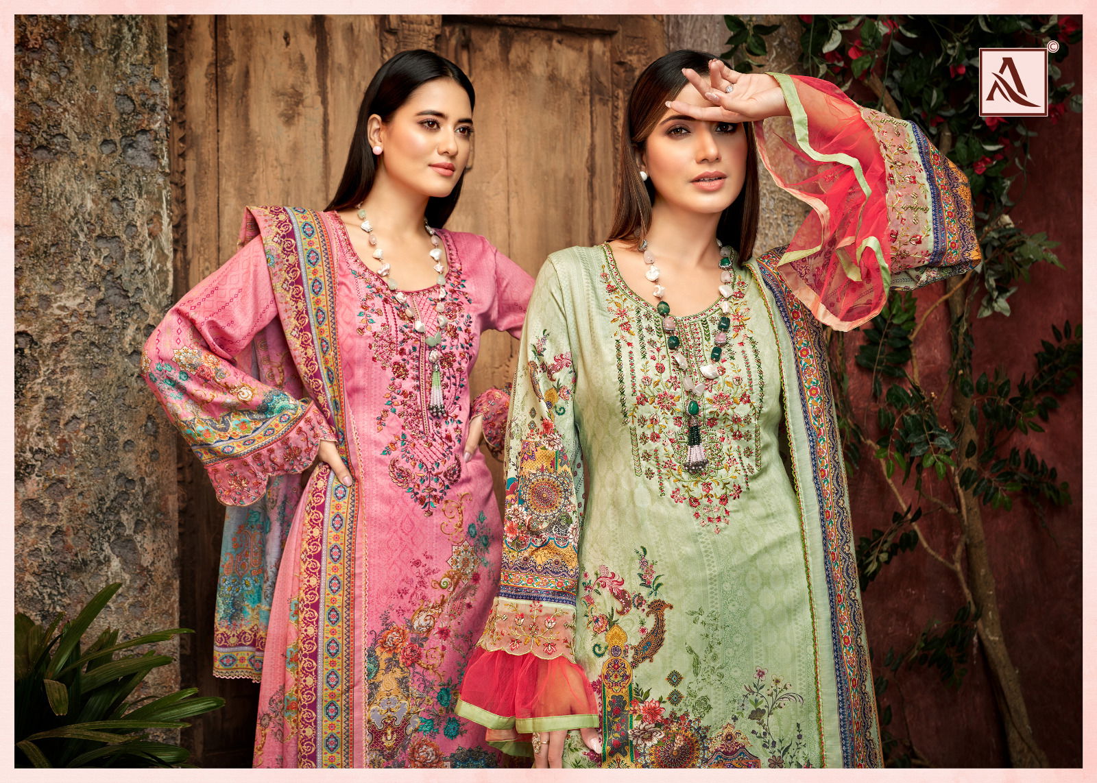 Qurbat 8 By Alok 001-008 Pakistani Suits Catalog